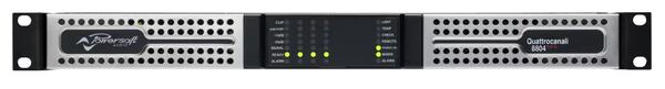 4CH AMP 9600W TOTAL - 2400W PER CH 4 OHM, 1600W 8 OHM, 200W PER CH 70V & 100V WITH DSP & DANTE